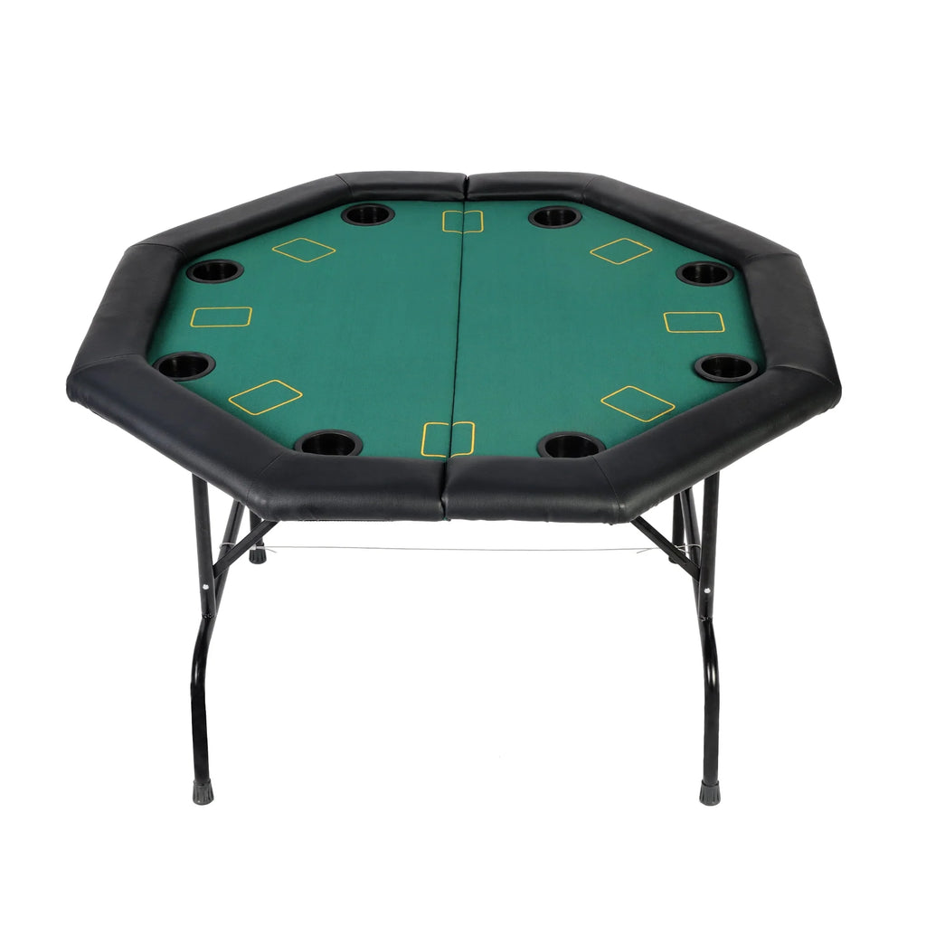 48 Octagon Folding Poker Table with Cup Holder A640570