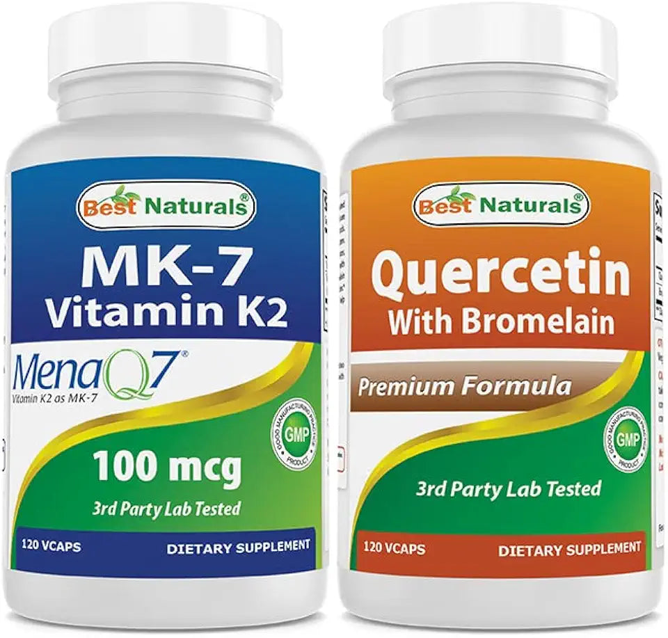 Vitamin K2 100 mcg & Quercetin with Bromelain 800 mg B36878