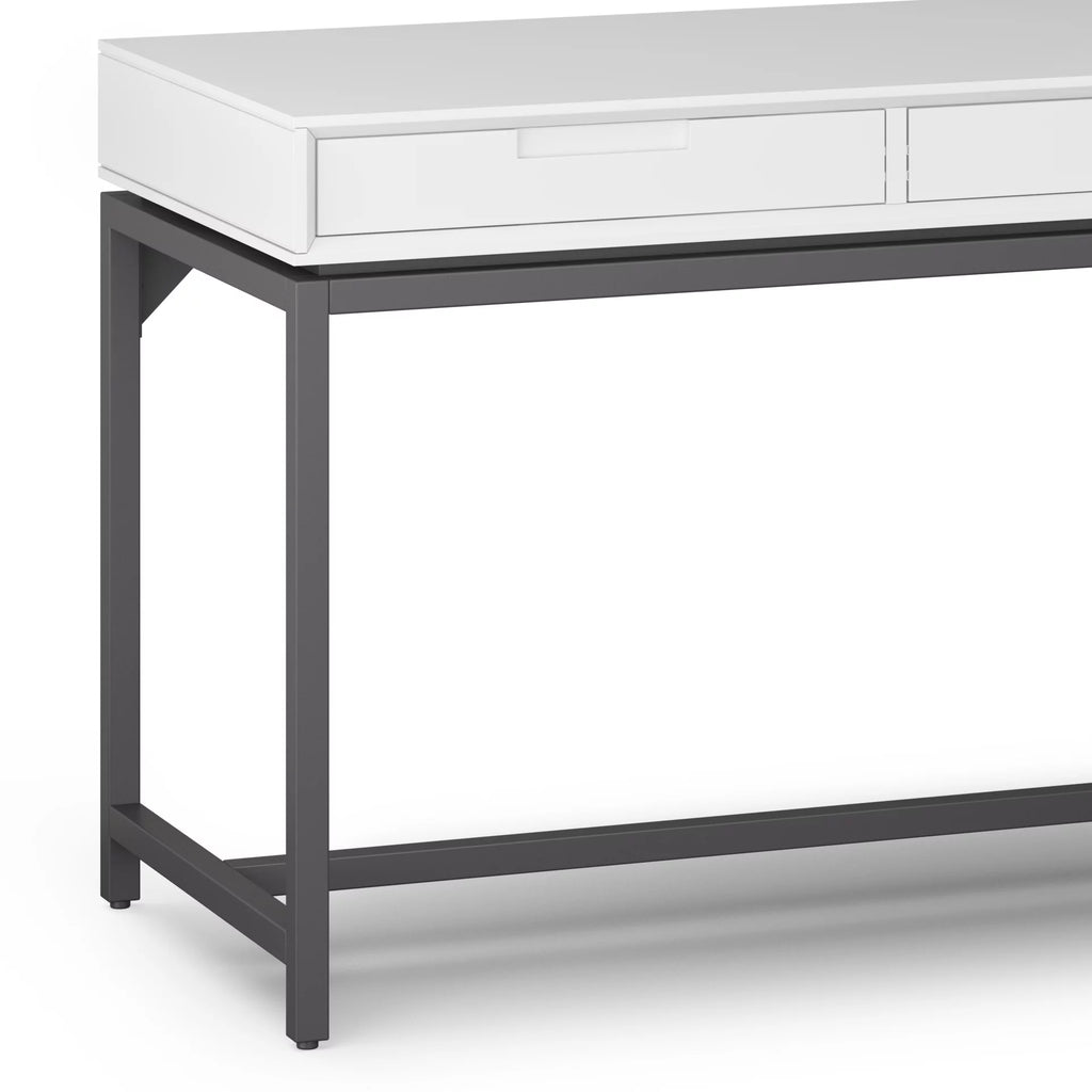 Solid Wood 72 in. W Desk with Keyboard Tray P873783