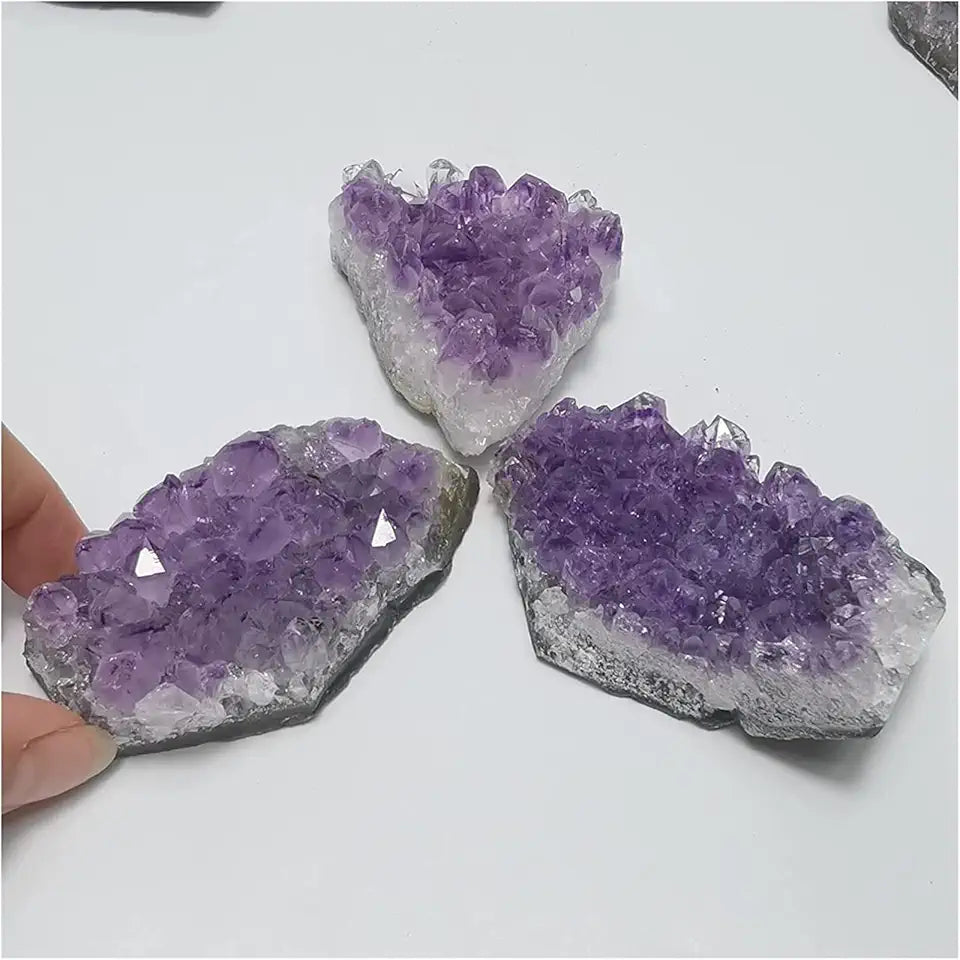 Natural Amethyst Cluster Mineral Healing Sample Stone Decoration 10-50g Y40322