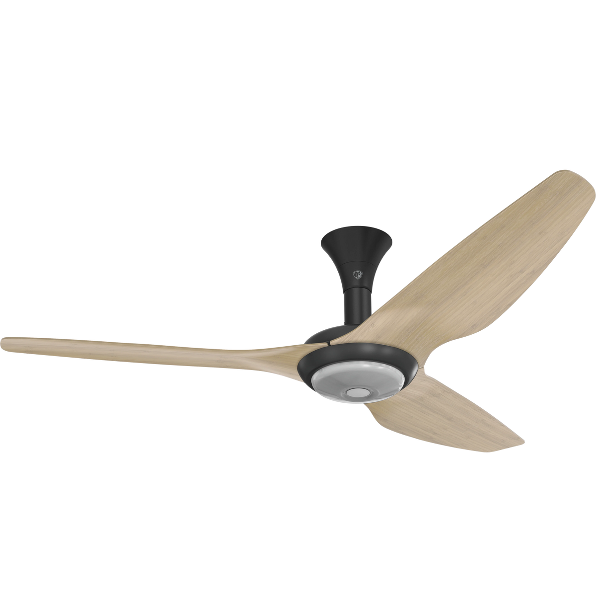 60 Ceiling Fan with Bamboo Blades and Black Finish with LED S1550