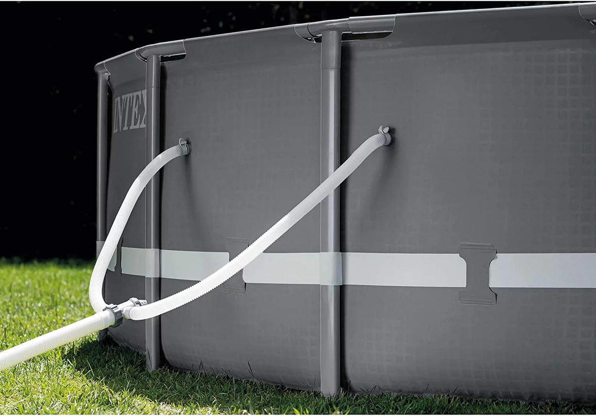 26ft X 52in Round Frame Pool Set with Sand Filter Pump L665096