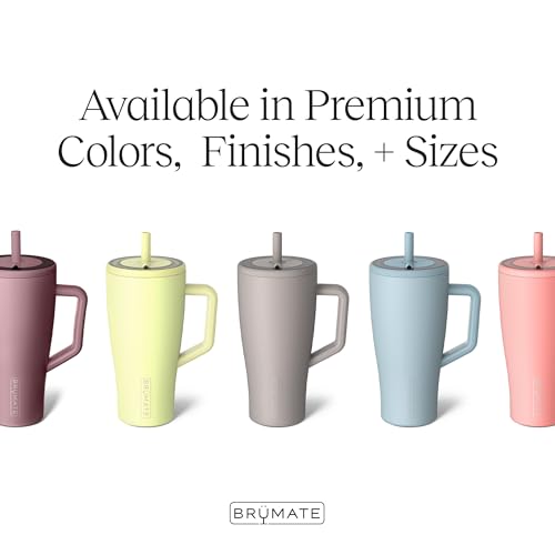 40 oz Stainless Steel Tumbler with Handle and Straw V49158