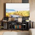 79 Inch TV Stand with Mount and Power Outlet S3554