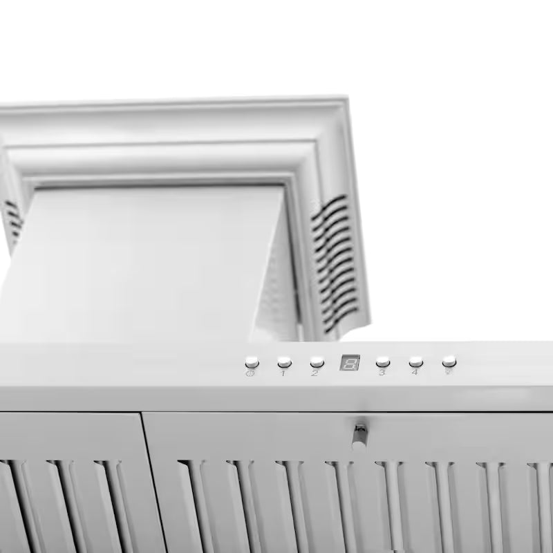 30 in. 400 CFM Ducted Wall Mount Range Hood in Stainless Steel B398263
