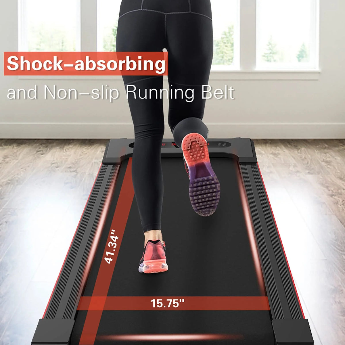 Under Desk Treadmill Electric Walking Jogging Machine T6263