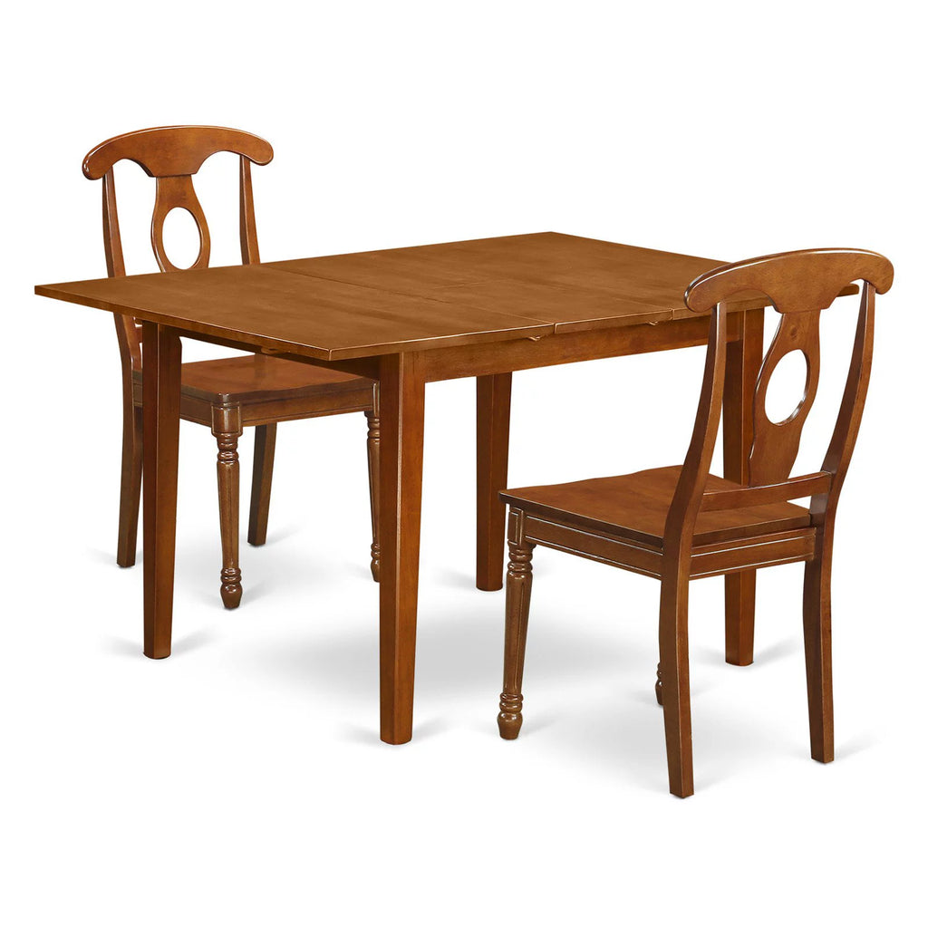 3 Piece Keyhole Dining Table Set X9984