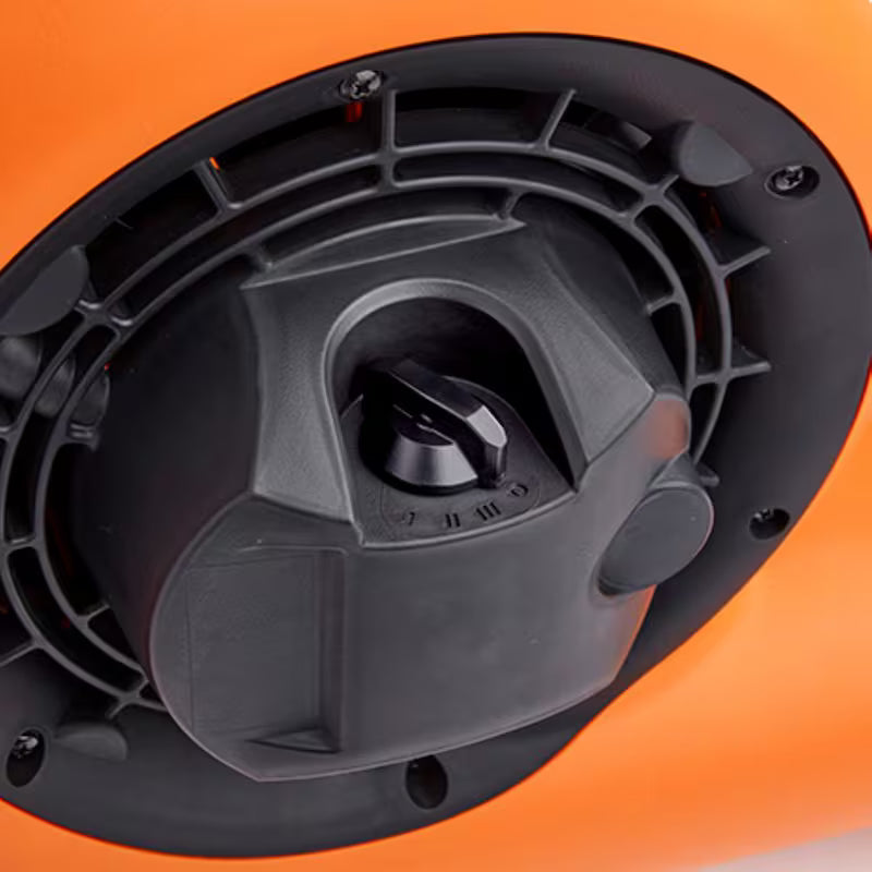 3-Speed Portable Blower Fan Air Mover with Collapsible Handle and Rear Wheels X80209