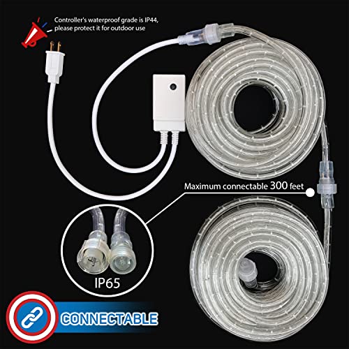 LED Rope Lights with Multifunction Controller 30 Ft E63613