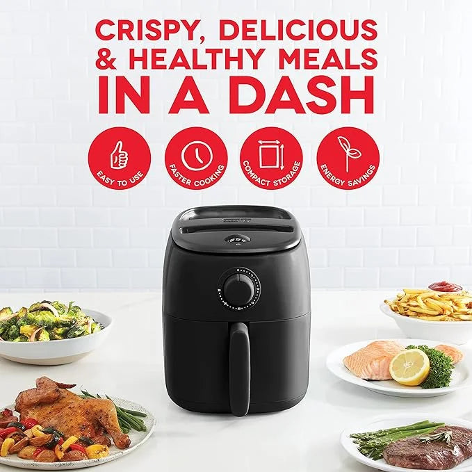 Electric Air Fryer Oven 2.6 Qt. Black G796901