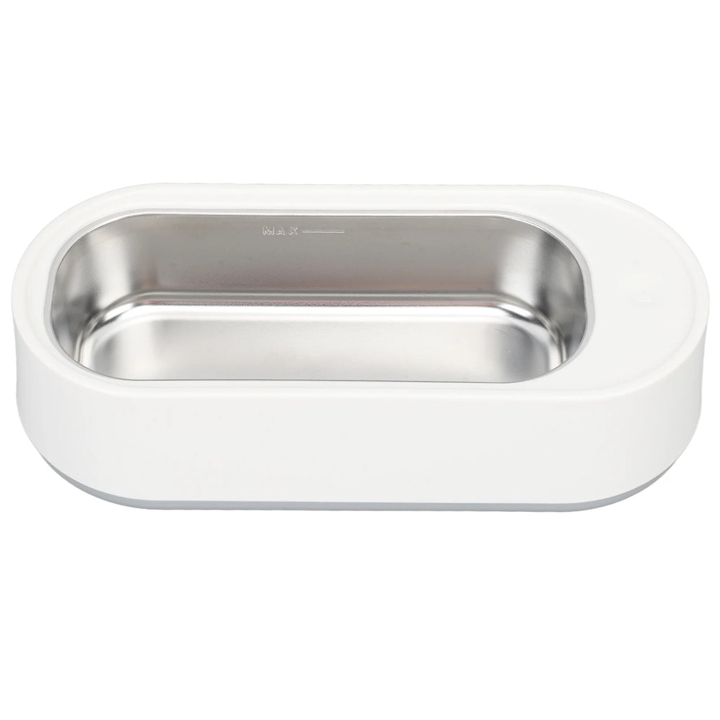 White and Grey Portable Ultrasound Cleaner D2218