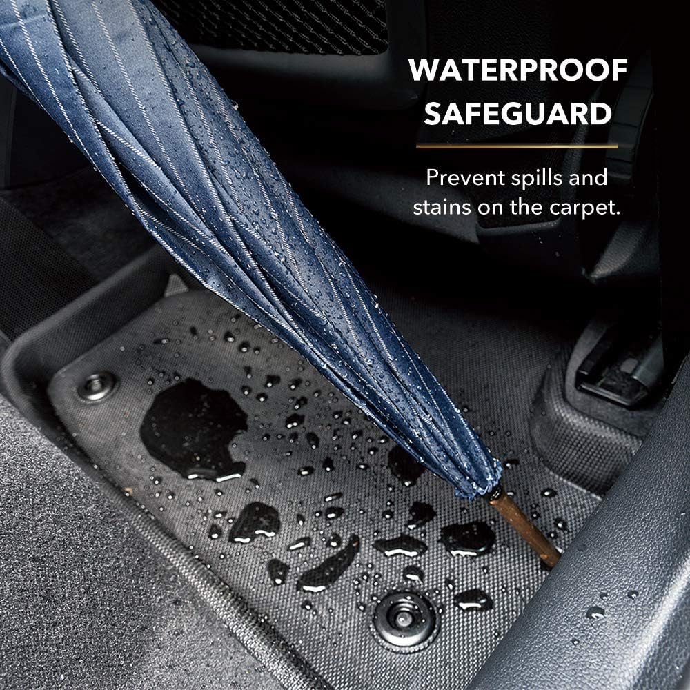 All-Weather Floor Mats Custom Fit Car Floor Liners Black G2715
