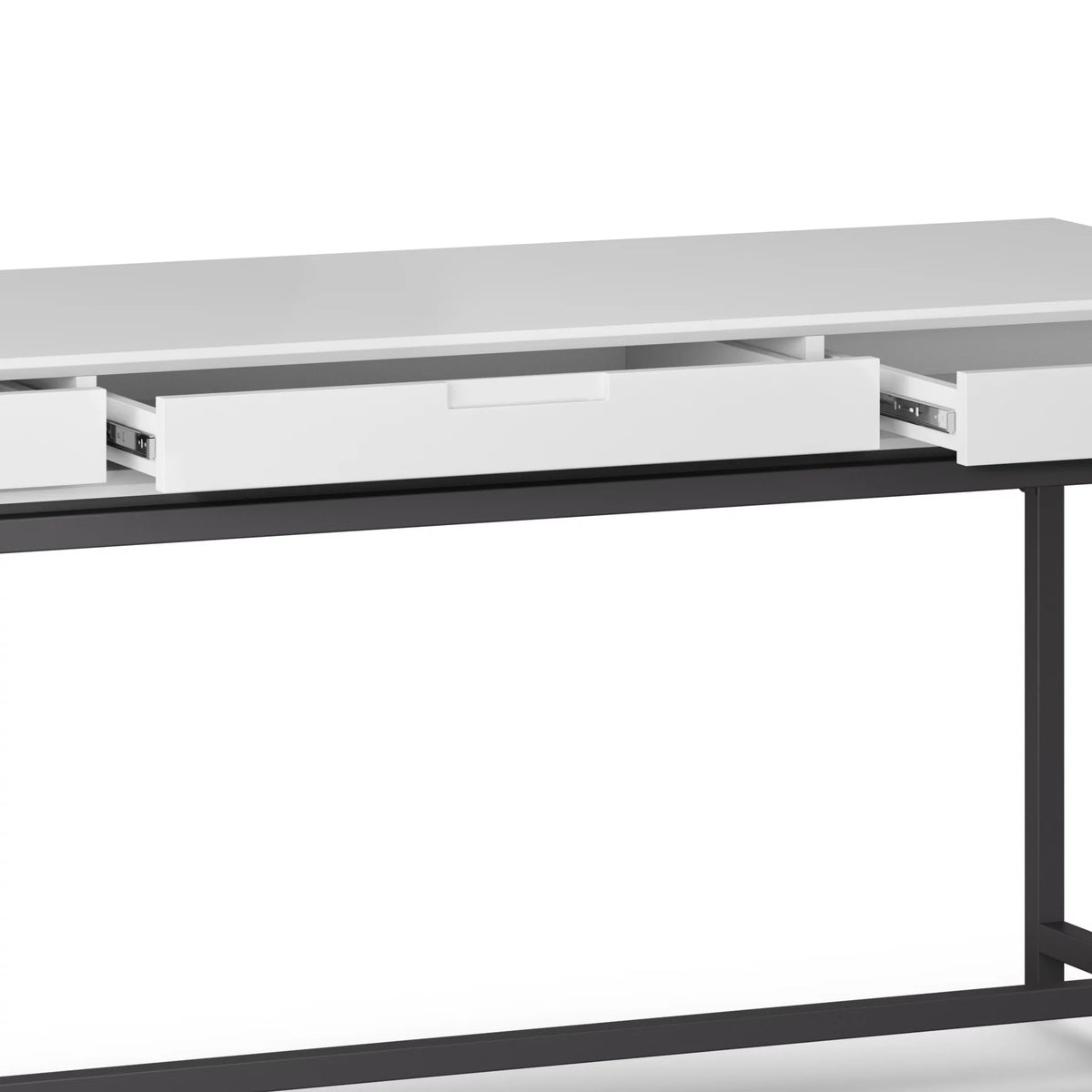 Solid Wood 72 in. W Desk with Keyboard Tray P873783