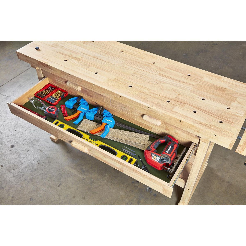 60 in. 3-Drawer Hardwood Workbench Z46542