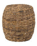 Brown Abaca Round Accent Table Z6015
