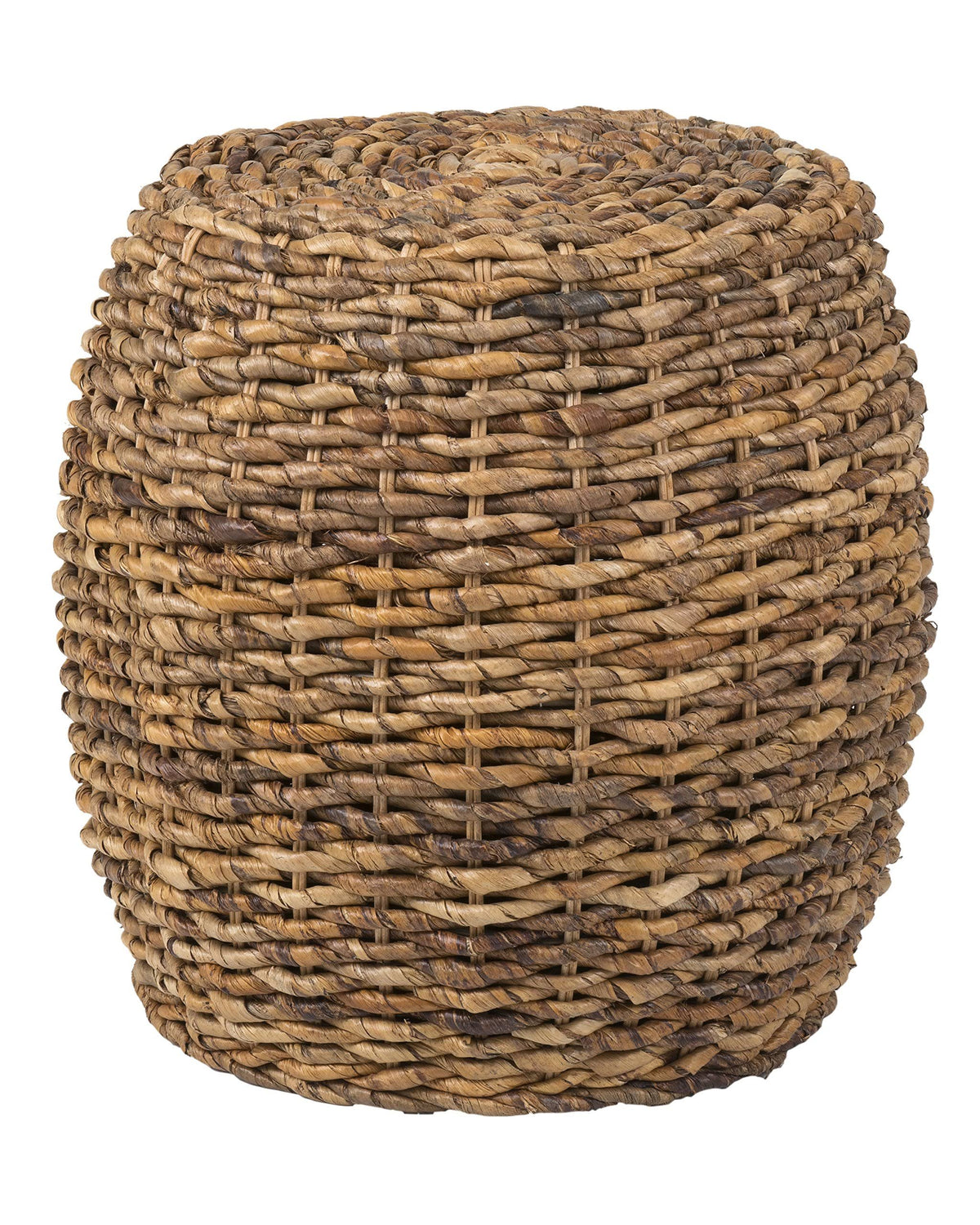 Brown Abaca Round Accent Table Z6015
