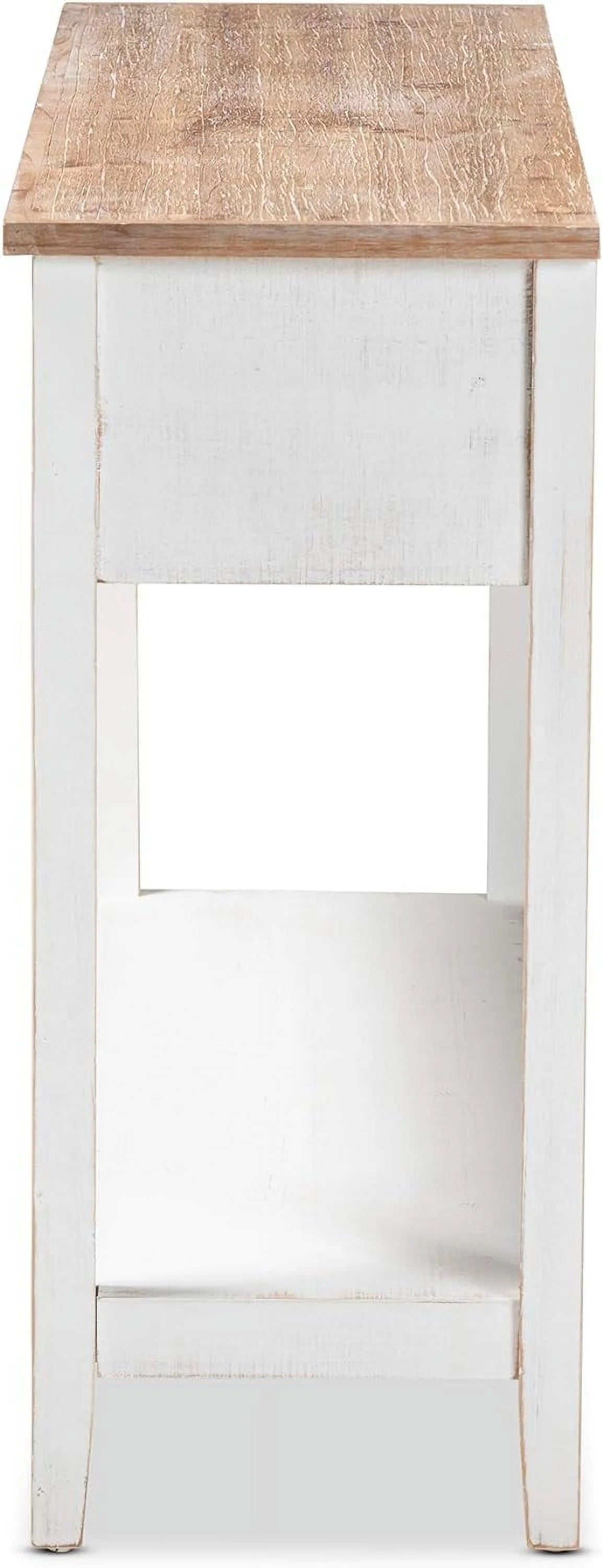 White Oak Console Tables O402767