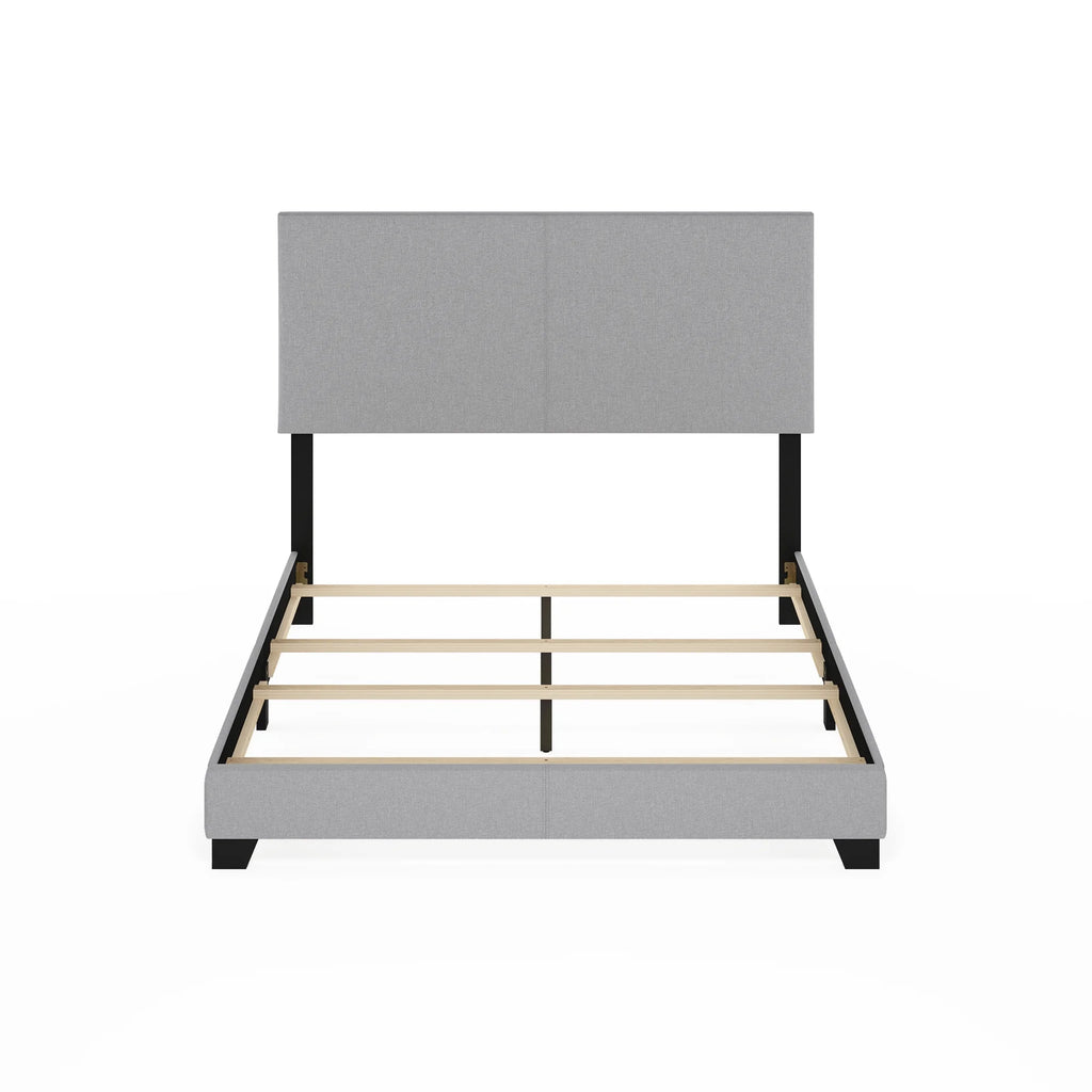 Black PU Leather Twin XL Upholstered Bed Frame M24118