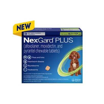 Chewables for Dogs 8.1 - 17lbs 3 Month R69010