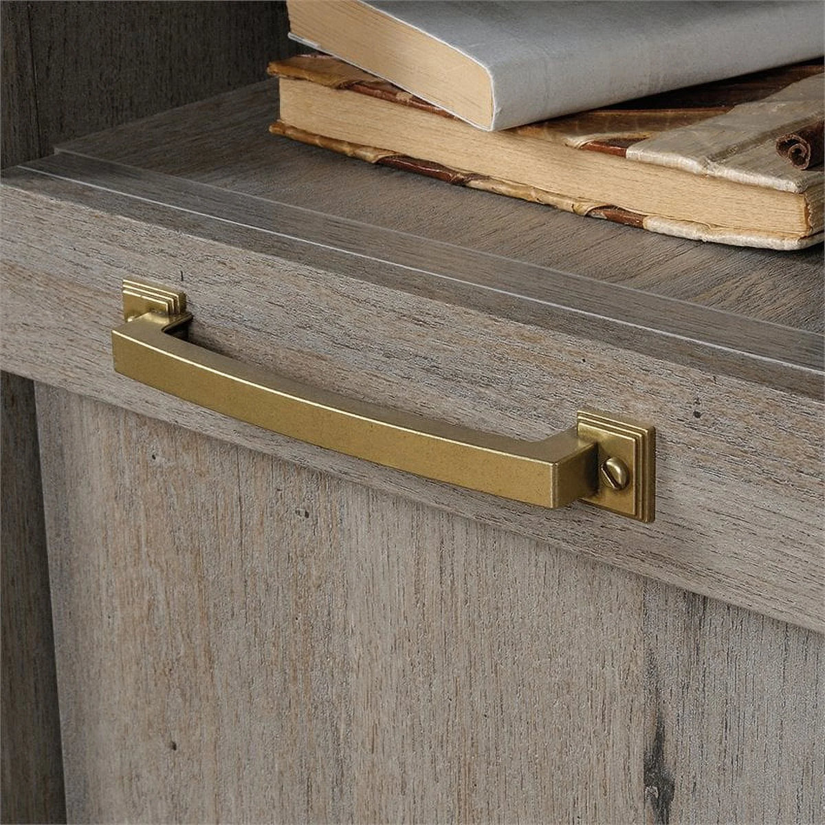 1-Drawer Coastal Engineered Wood End Table in Oak S743