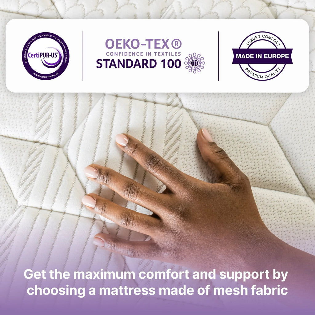 Twin XL Size Hybrid Memory Foam Pocket Spring Mattress I61169