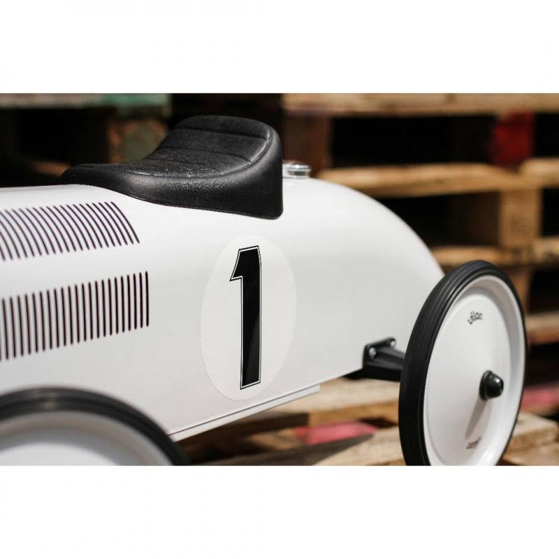 Metal Ride-On Car White H230
