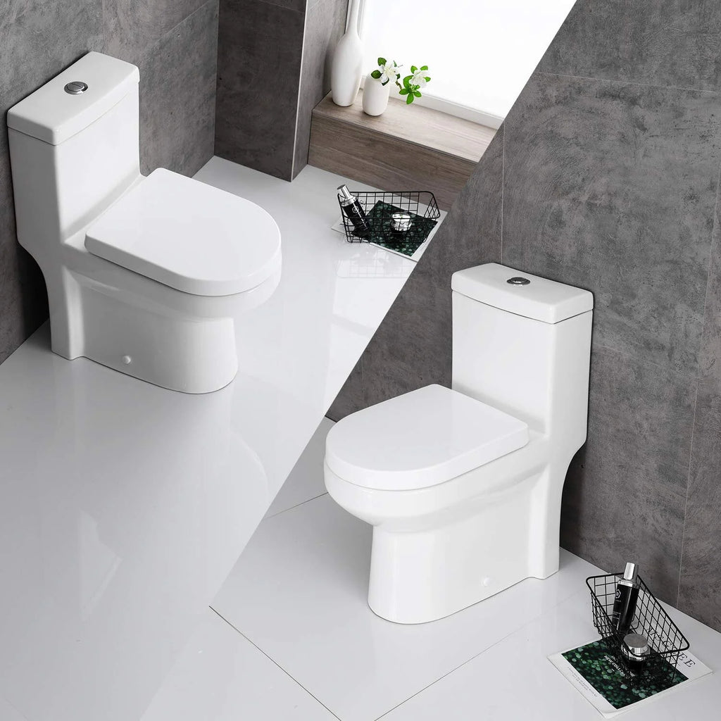 One-Piece Dual Flush Ceramic Toilet E946