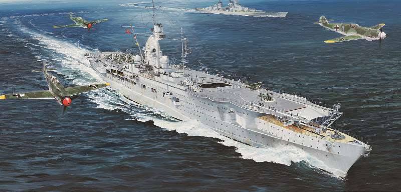 1/350 German Navy Aircraft Carrier Z130124