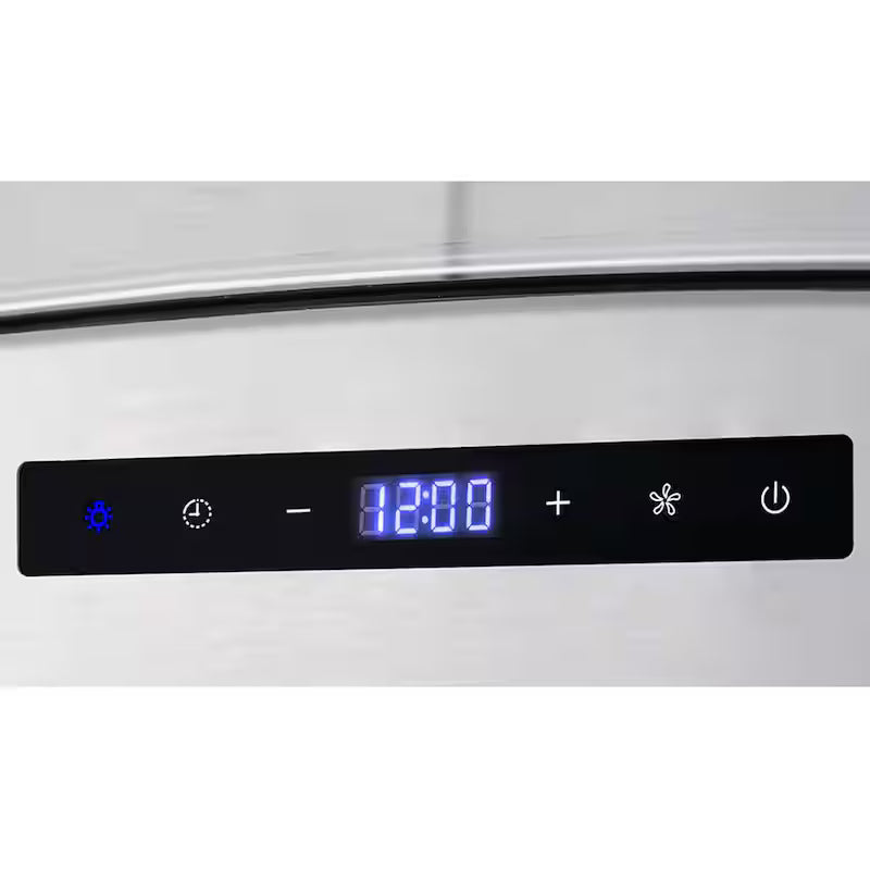 30 in. Stainless Steel Ductless Wall Mount Range Hood with Carbon Filter Kit A136446