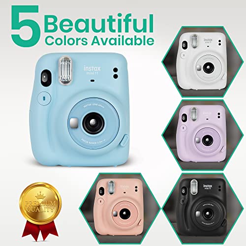 Charcoal Gray Instant Camera with Instant Film and Accessories E2880