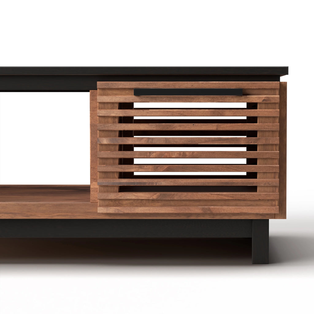 Mid Century Modern Storage Coffee Table U8898