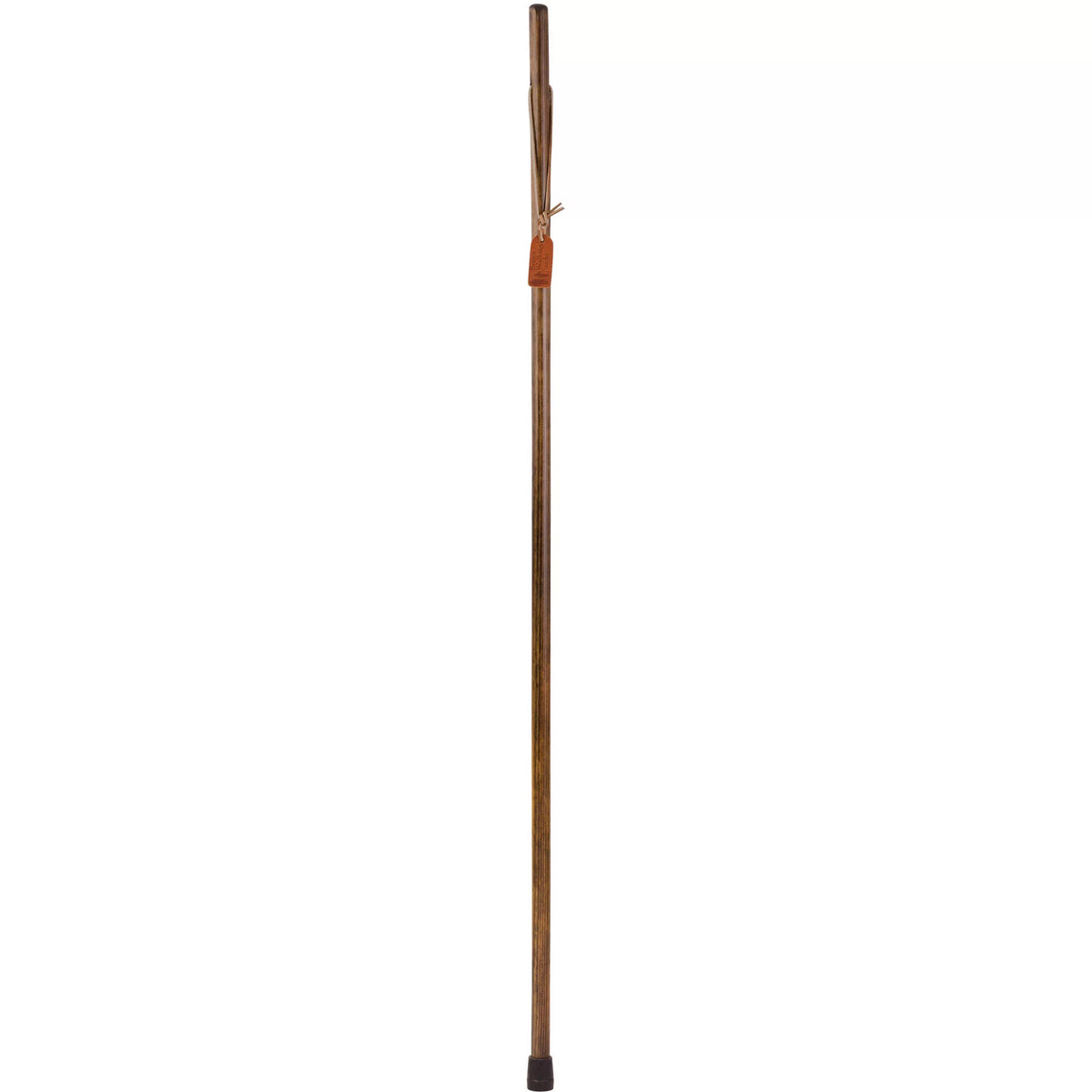 55" Pine Wood Walking Stick Trekking Pole, Brown Q888