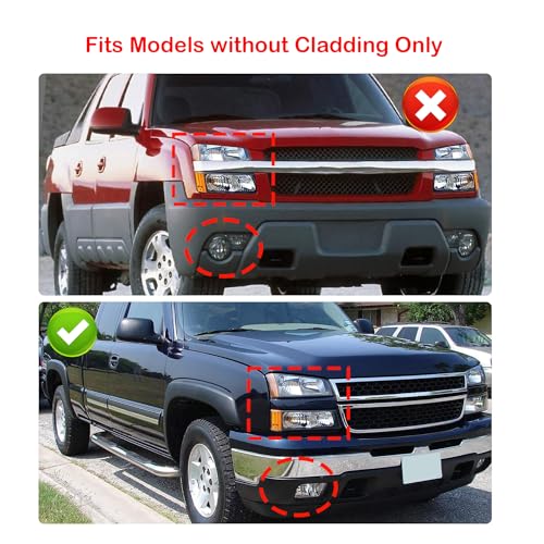 Headlights Assembly + Tail Lights Assembly Combo compatible with 2003-2006 Chevy Silverado E486