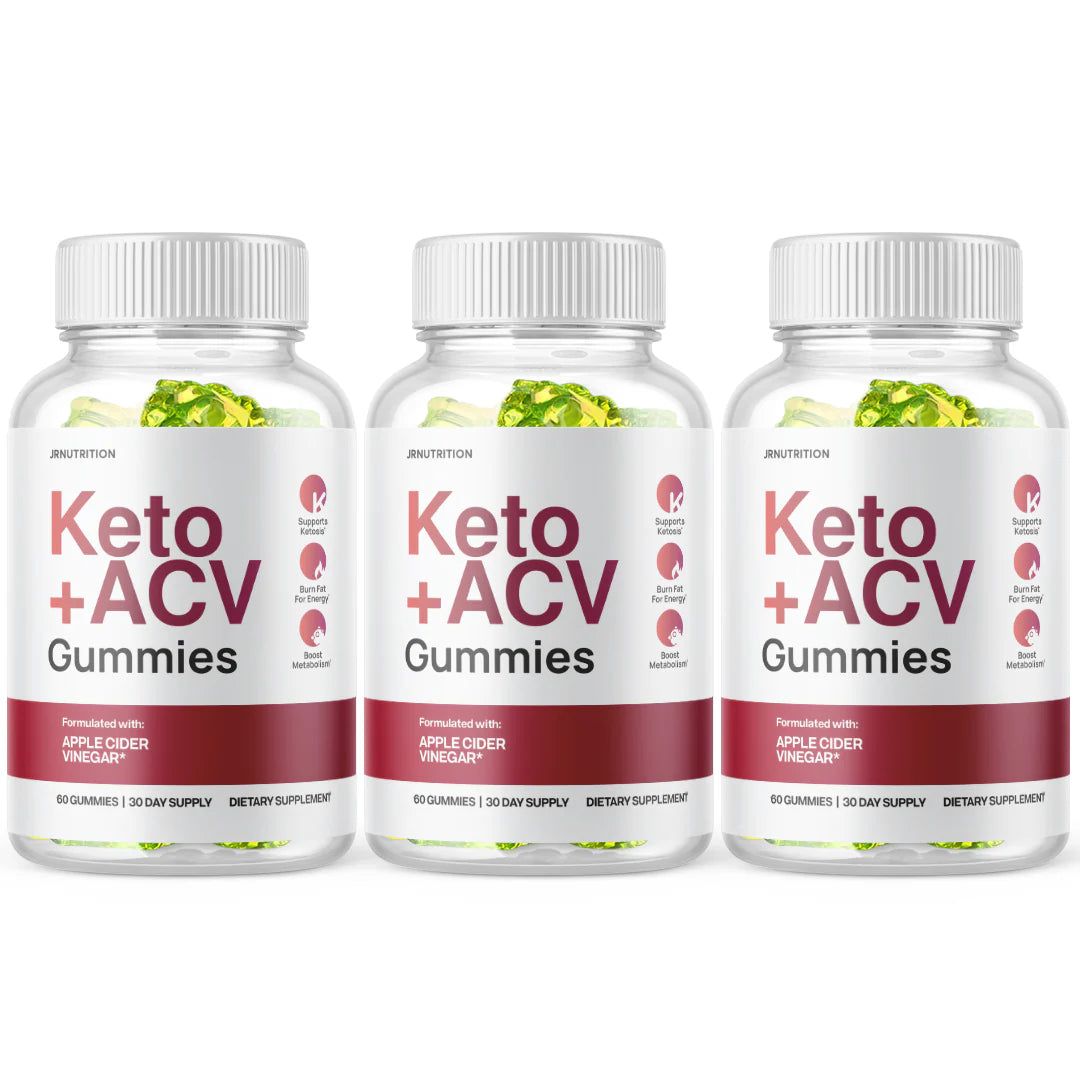 Keto + ACV 500mg Gummies - 3 Bottles R328