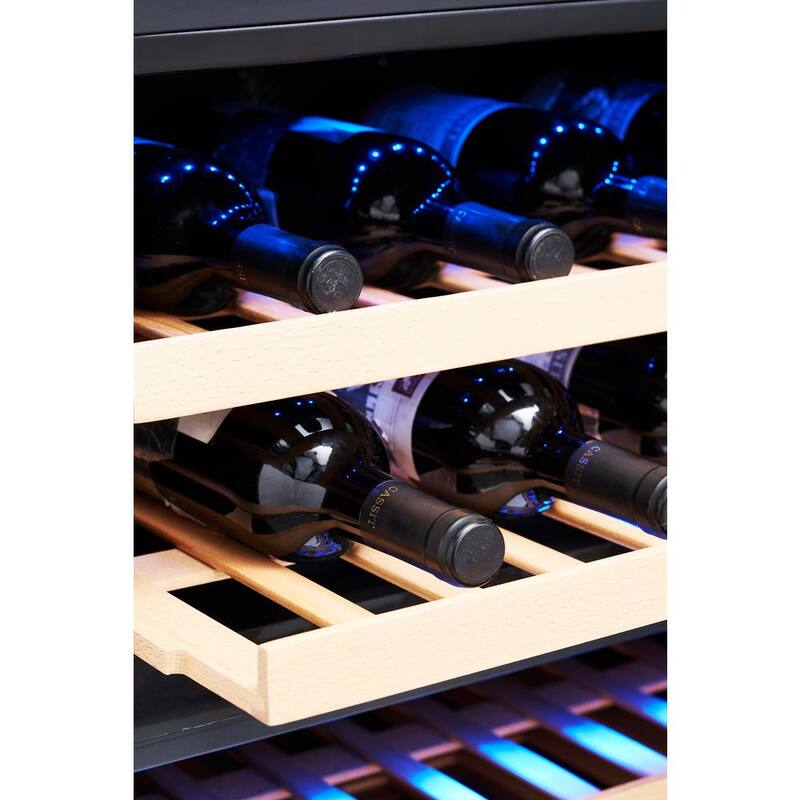 24 in. Built-in 51-Bottle Stainless Steel Wine Cooler A669