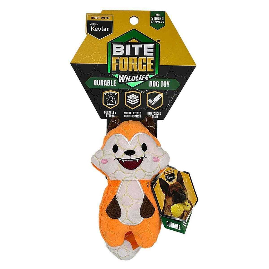 Durable Plush Fox Dog Toy U830