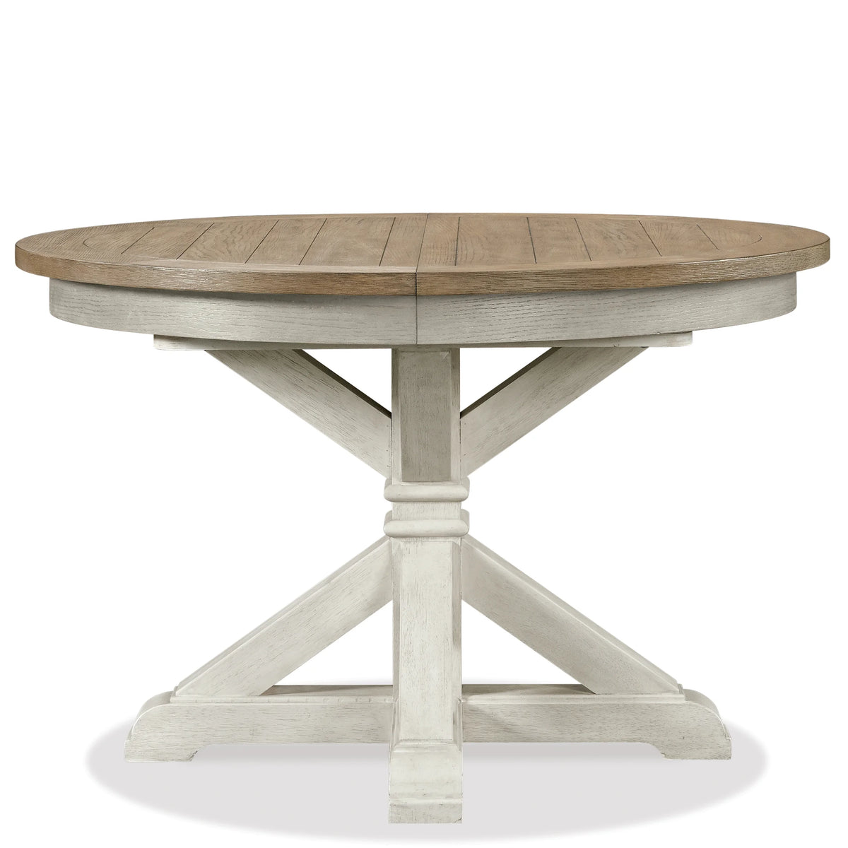 5-Piece Round Pedestal Dining Set with 4 Side Chairs J2481