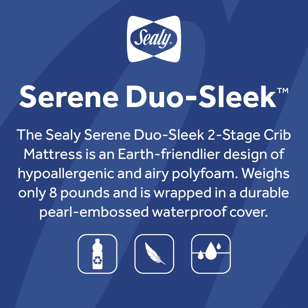 2-Stage Foam Crib Mattress O5130
