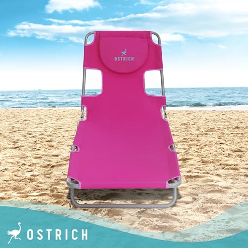 Blue Folding Reclining Outdoor Chaise Lounger A14497