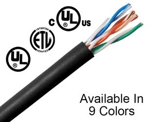 Cat5e Riser Bulk Ethernet Cable, 24 AWG 1000ft - Red D793
