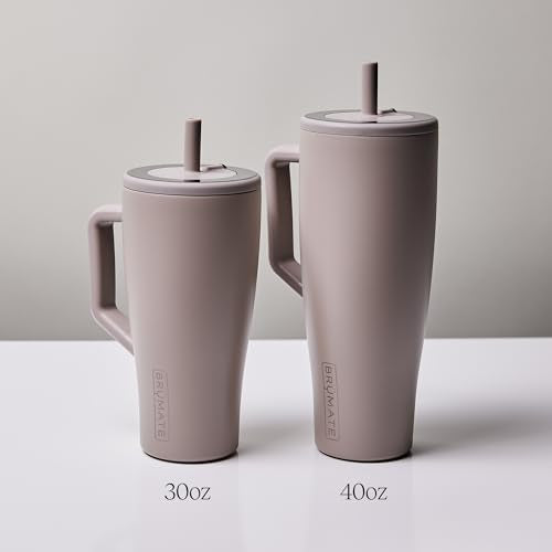 40 oz Stainless Steel Tumbler with Handle and Straw V49158