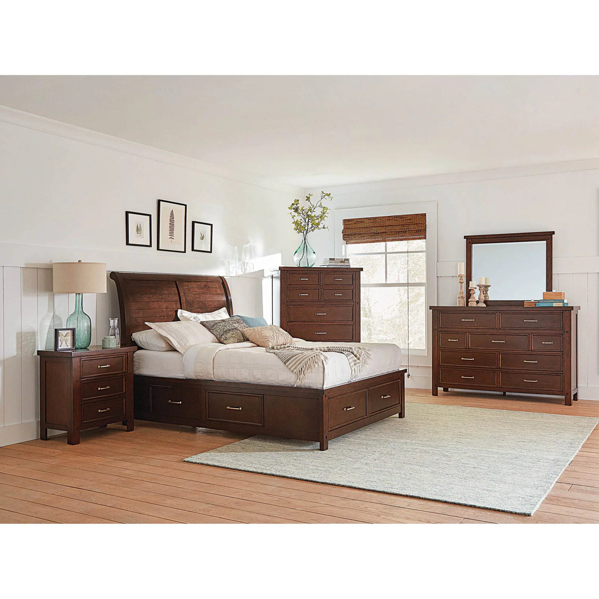 Queen Storage Bed X914
