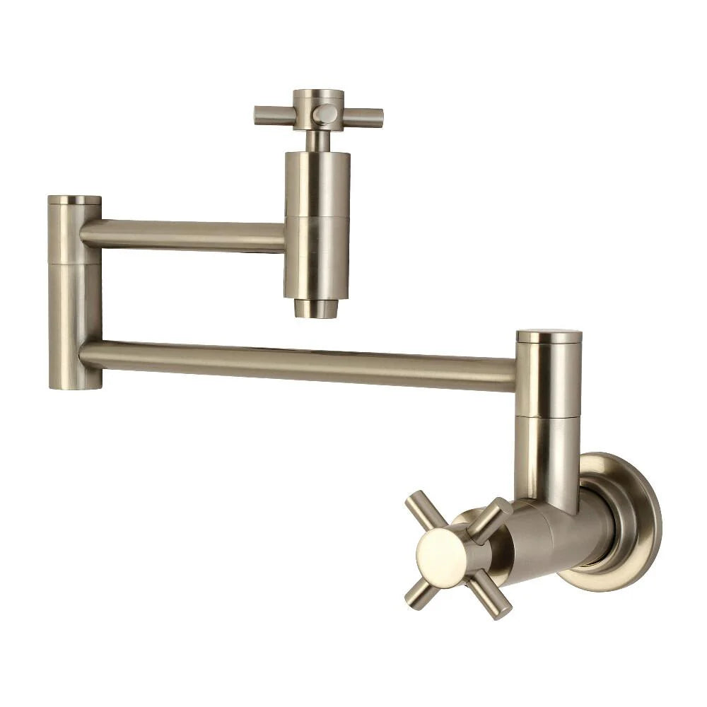 Wall Mounted Pot Filler Faucet Brushed Nickel M464