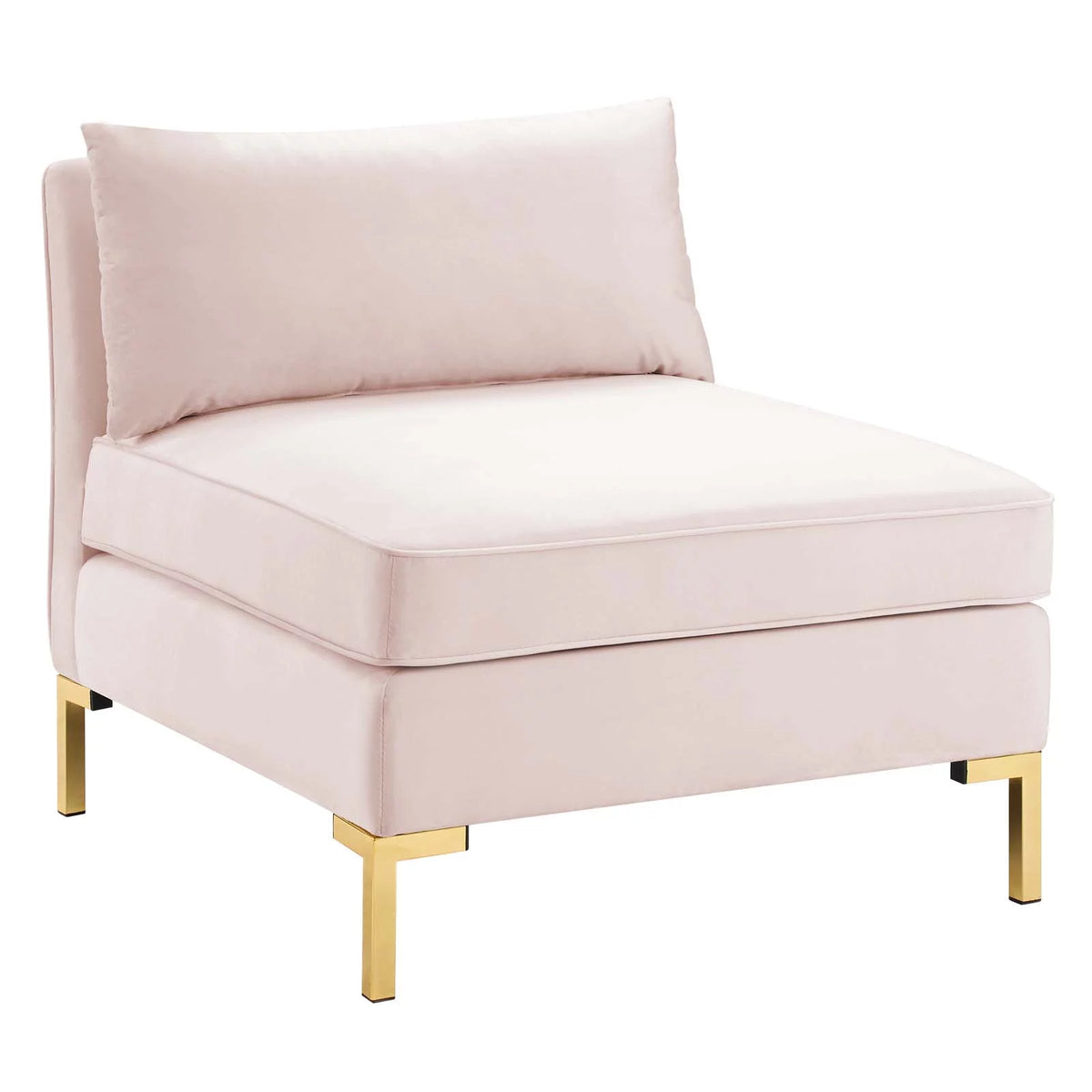Pink Performance Velvet Sofa V7462