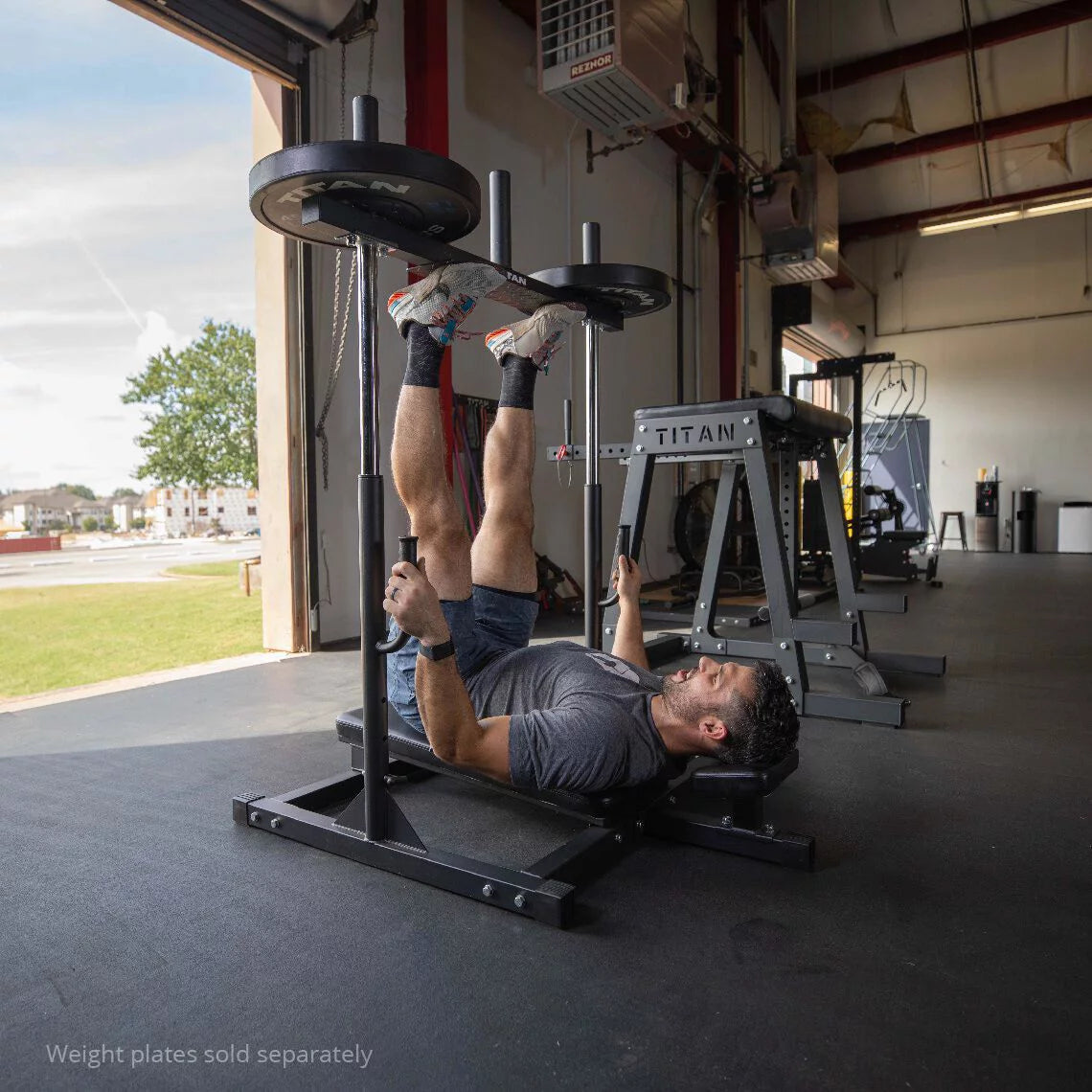 Vertical Leg Press Machine 400 LB Capacity H34875