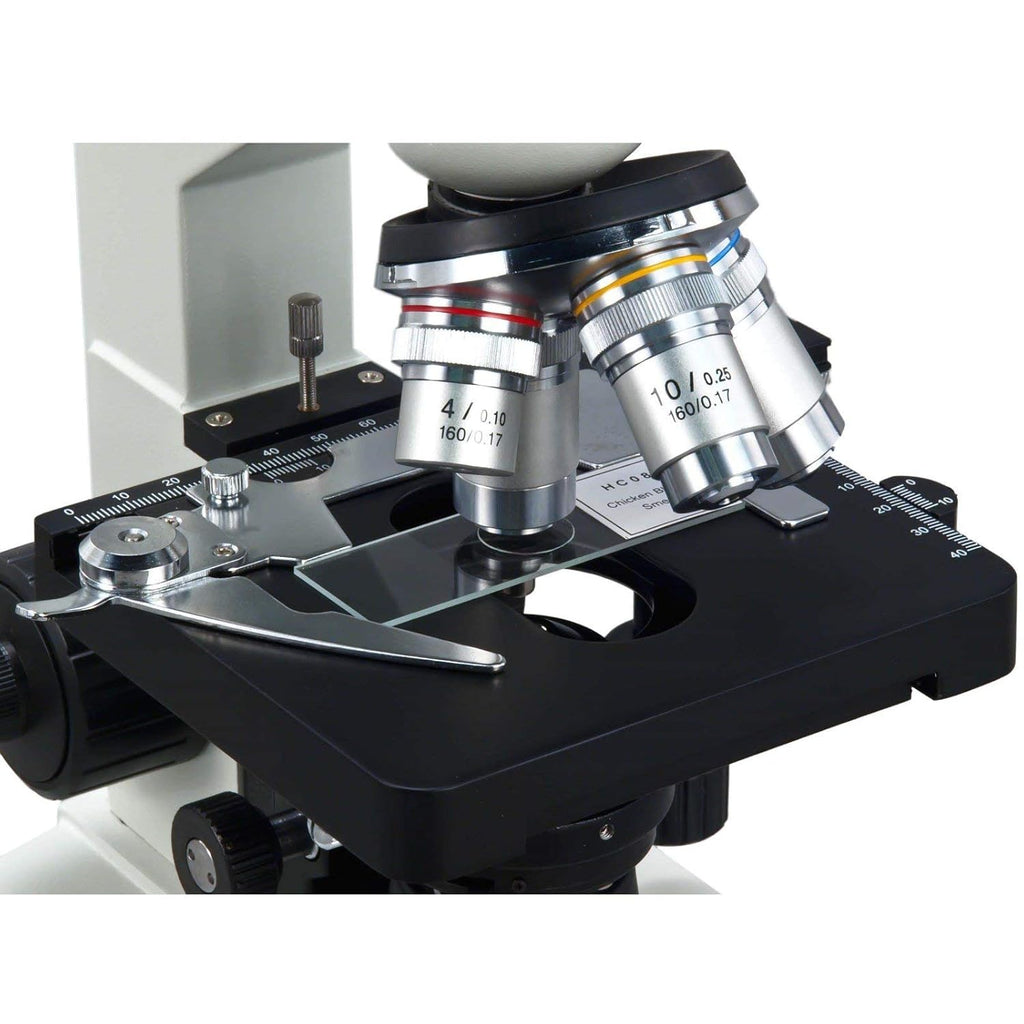 40X-2500X Digital Trinocular Compound LED Microscope with USB Digital Camera F99020