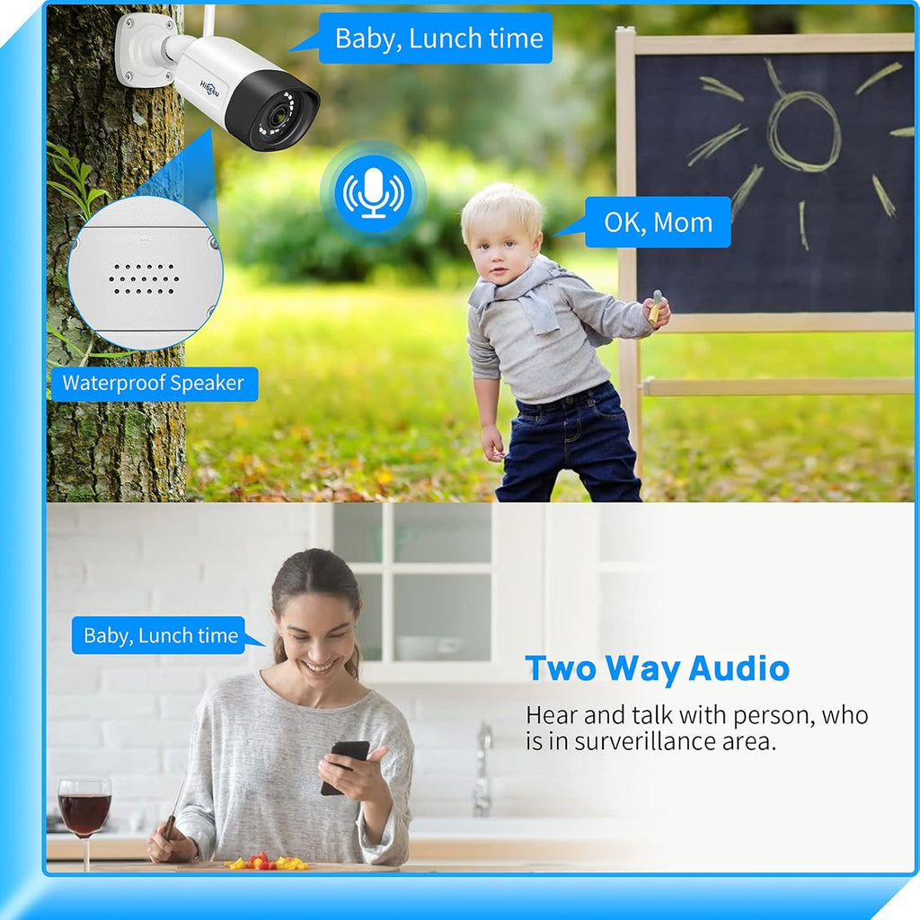 WiFi Security Camera System 8CH 3 Megapixels IP66 Waterproof X49520