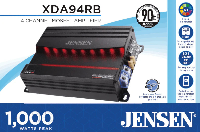 4 Channel Bridgeable Amplifier I829