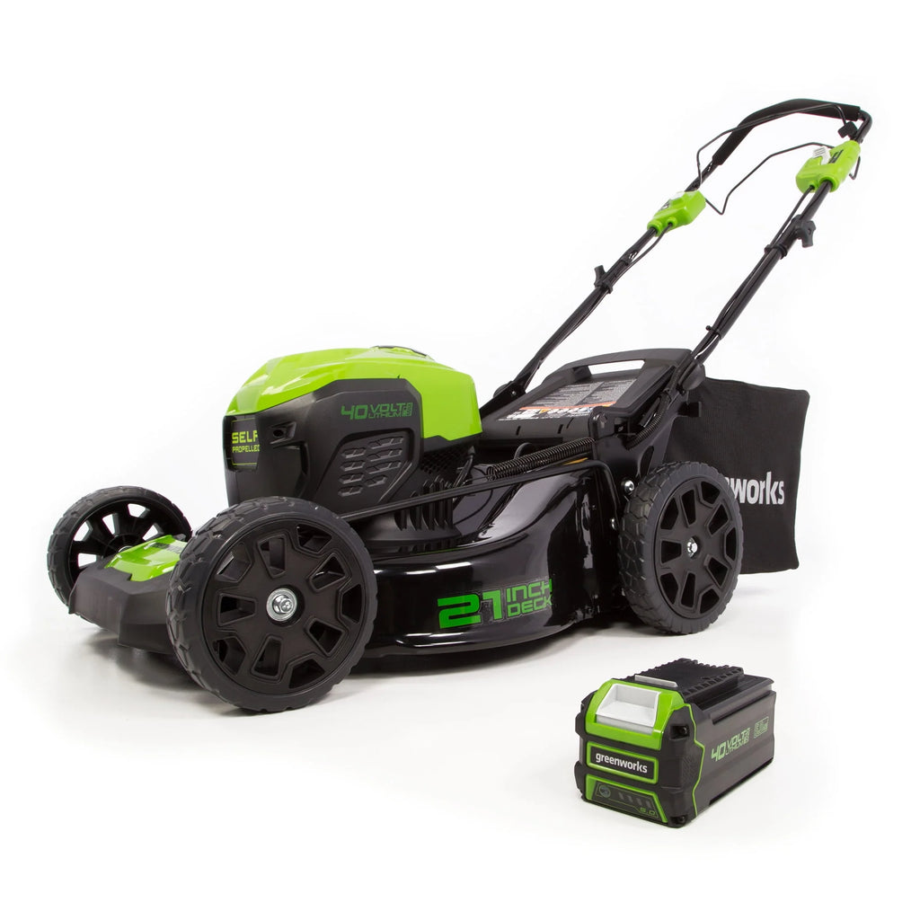 40V Self-Propelled Lawn Mower with 5.0 Ah Battery & Charger W6614