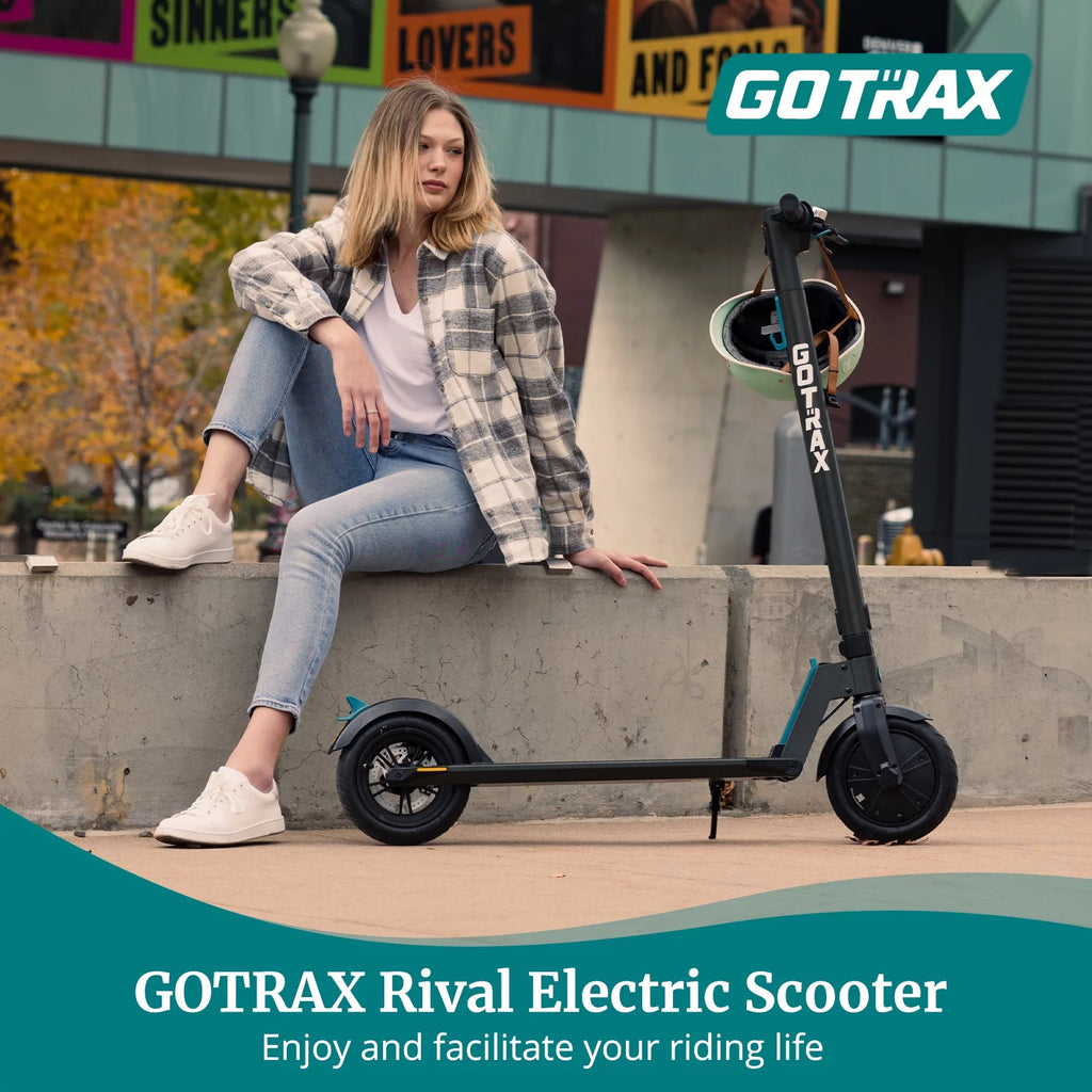 Charcoal Gray Foldable Electric Scooter L458